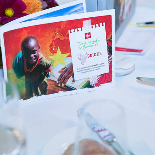 Dîner de gala en faveur de l'ONG La Brique